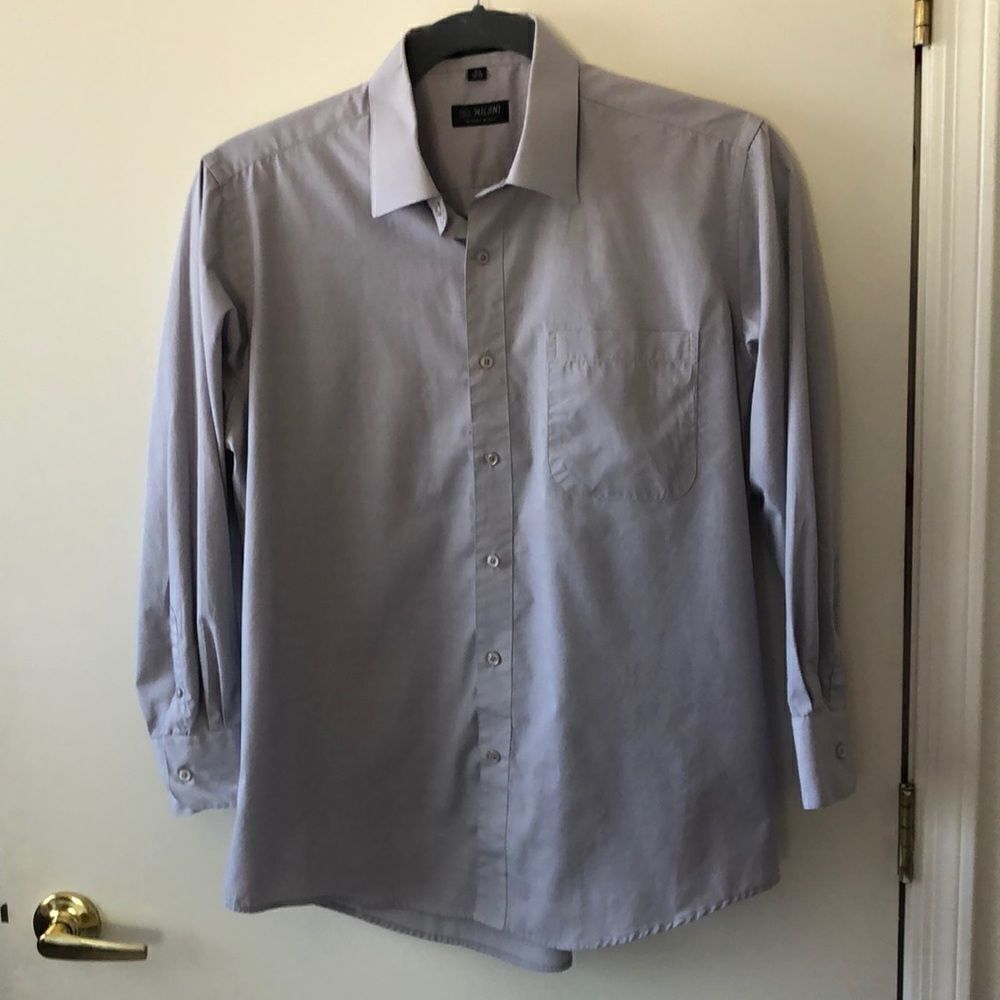 Milano Long Sleeve Dress Shirt 16.5. Gently used